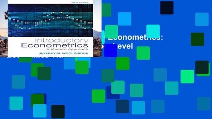 Digital book  Introductory Econometrics: A Modern Approach (Upper Level Economics Titles)