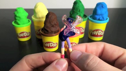 Playdoh Surprise Eggs Huevos sorpresa Winx, The Smurfs, Winnie the Pooh by lababymusica