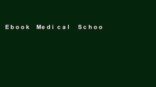 Ebook Medical School Admission Requirements (Msar) 2011-2012: The Most Authoritative Guide to U.S.
