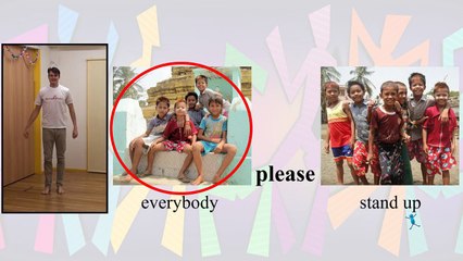 Learn English with PicLily! Hokey Pokey by Super Simple Songs - Body Action Song 5