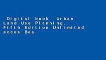 Digital book  Urban Land Use Planning, Fifth Edition Unlimited acces Best Sellers Rank : #1