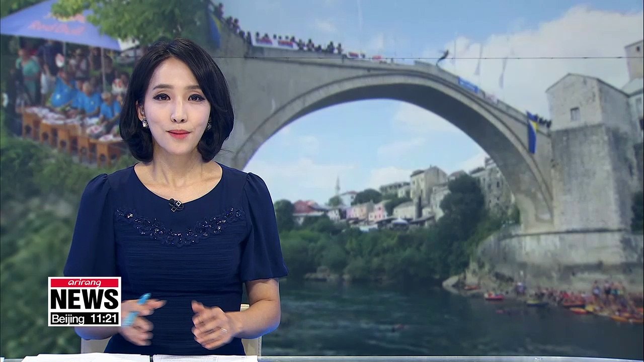 Age-old Bosnian diving contest held Sunday