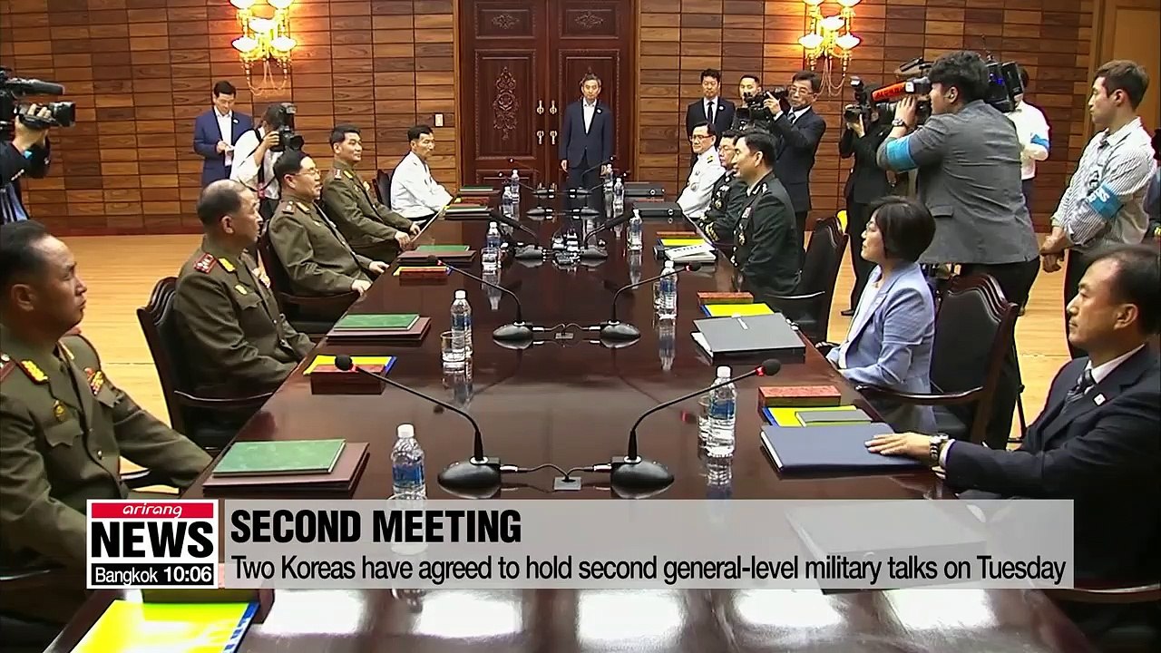 General-level meeting set for tomorrow... North Korea requests meeting first