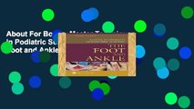 About For Books  Master Techniques in Podiatric Surgery: The Foot and Ankle  Review
