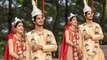 Jhanvi Kapoor and Ishaan Khatter in Bengali Bridal avatar, look stunning | FilmiBeat