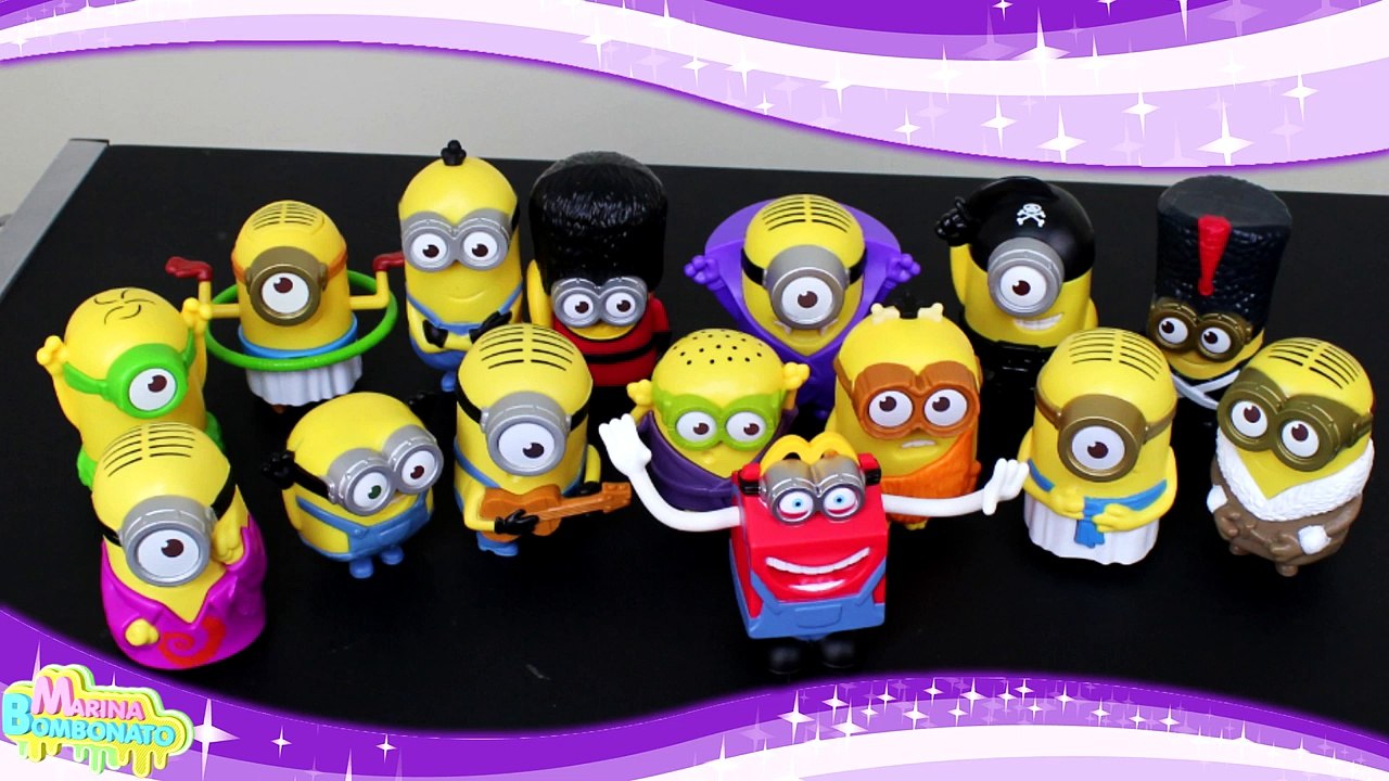 Minions Mc Donalds Nova Coleção (Mc Lanche Feliz, Meu Malvado Favorito) Minions Toys Colle