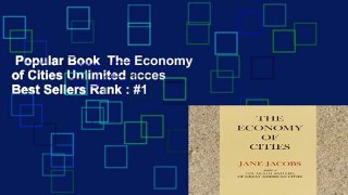 Popular Book  The Economy of Cities Unlimited acces Best Sellers Rank : #1