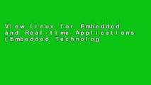 View Linux for Embedded and Real-time Applications (Embedded Technology) Ebook