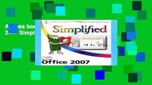 Access books Microsoft Office 2007 Simplified Unlimited