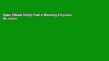 Open EBook Emily Post s Wedding Etiquette, 6e online