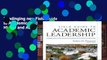 Readinging new Field Guide to Academic Leadership (Jossey-Bass Higher and Adult Education Series)