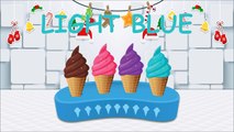 Learn Colors with 3D Soft Ice Cream for Children Colours for Kids to Learn