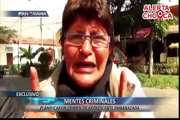 Hablan los presuntos asesinos de la joven embarazada de 17 años que fue hallada muerta en Chosica