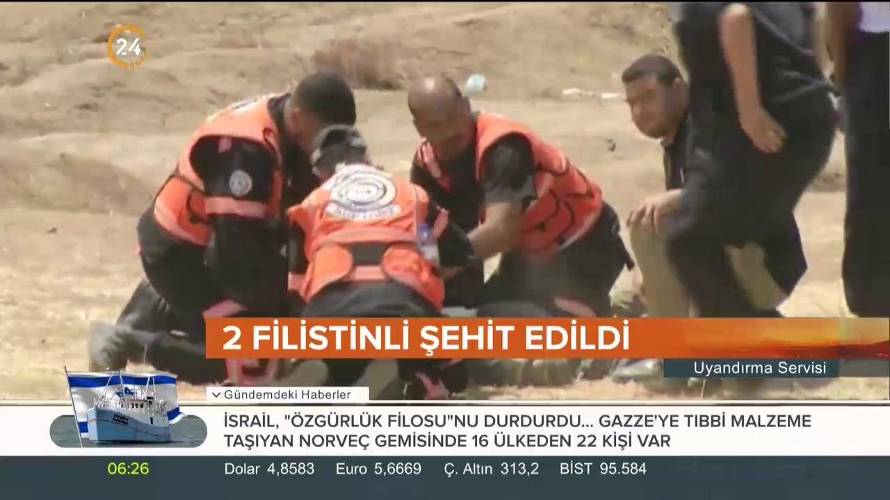 2 Filistinli şehit edildi
