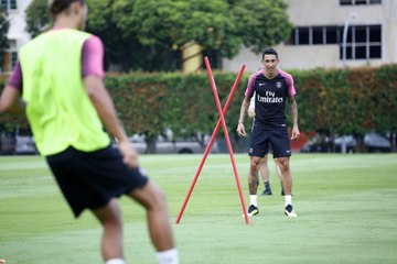 Angel Di Maria's training session