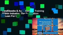 viewEbooks & AudioEbooks Training Within Industry: The Foundation of Lean For Ipad