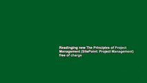 Readinging new The Principles of Project Management (SitePoint: Project Management) free of charge
