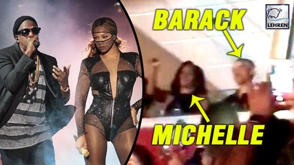 Barack & Michelle Obama Show Off Their Dance Moves At Beyonce & Jay-Z's Concert