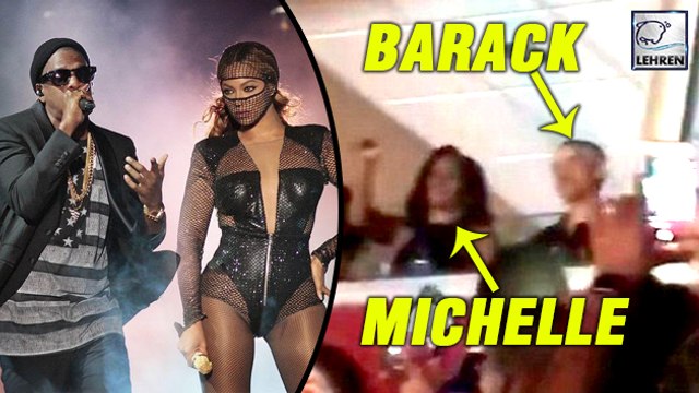 Barack & Michelle Obama Show Off Their Dance Moves At Beyonce & Jay-Z's Concert