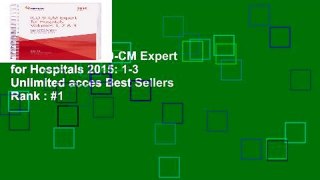 Trial Ebook  ICD-9-CM Expert for Hospitals 2015: 1-3 Unlimited acces Best Sellers Rank : #1