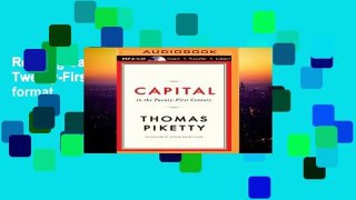 Reading Capital in the Twenty-First Century any format