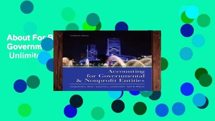 About For Books  Accounting for Governmental and Nonprofit Entities  Unlimited