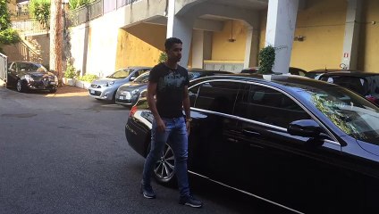 André Anderson in Paideia per le visite mediche