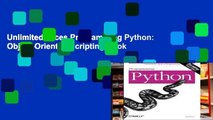 Unlimited acces Programming Python: Object-Oriented Scripting Book