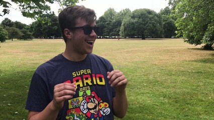 Boy sees colour for the first time