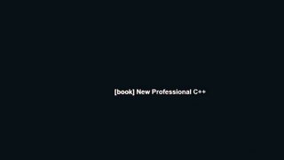 [book] New Professional C++