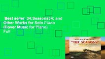 Best seller  34;Seasons34; and Other Works for Solo Piano (Dover Music for Piano)  Full
