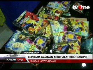 Beredar Jajanan Anak Mirip dengan Alat Kontrasepsi