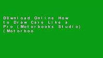 D0wnload Online How to Draw Cars Like a Pro (Motorbooks Studio) (Motorbooks Studio) free of charge
