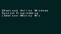 D0wnload Online Windows System Programming (Addison-Wesley Microsoft Technology) D0nwload P-DF