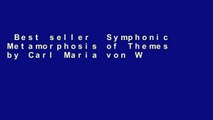 Best seller  Symphonic Metamorphosis of Themes by Carl Maria von Weber. Miniature Score  Full