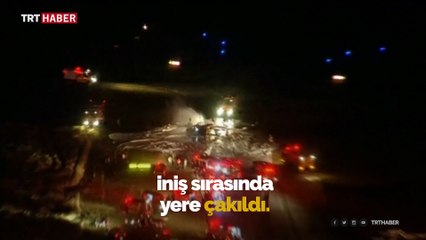Brezilya'da uçak inişi sırasında düştü: 1 ölü