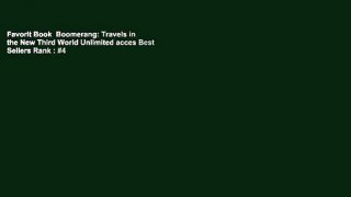 Favorit Book  Boomerang: Travels in the New Third World Unlimited acces Best Sellers Rank : #4