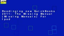 Readinging new QuickBooks 2011: The Missing Manual (Missing Manuals) For Ipad