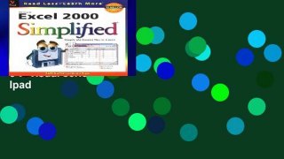 Get Full Microsoft Excel 2000 Simplified (IDG s 3-D visual series) For Ipad