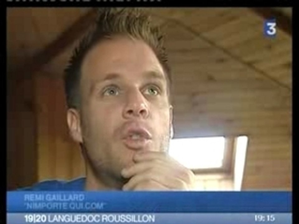 REMI GAILLARD - 19/20 FRANCE 3 (16-12-2007)