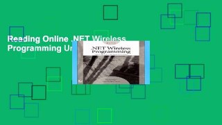 Reading Online .NET Wireless Programming Unlimited