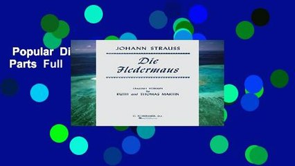 Popular  Die Fledermaus: Chorus Parts  Full