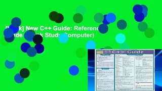[book] New C++ Guide: Reference Guide (Quick Study Computer)