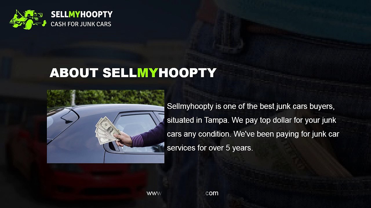 Cash for Junk Cars in Tampa - SellmyHoopty