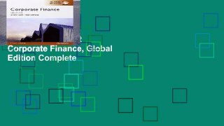 Popular to Favorit  Corporate Finance, Global Edition Complete