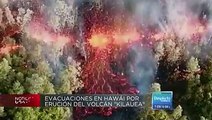 Declaran estado de emergencia en Hawaii tras la erupción del volcán Kilauea que ha lanzado lava a la