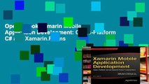 Open EBook Xamarin Mobile Application Development: Cross-Platform C# and Xamarin.Forms