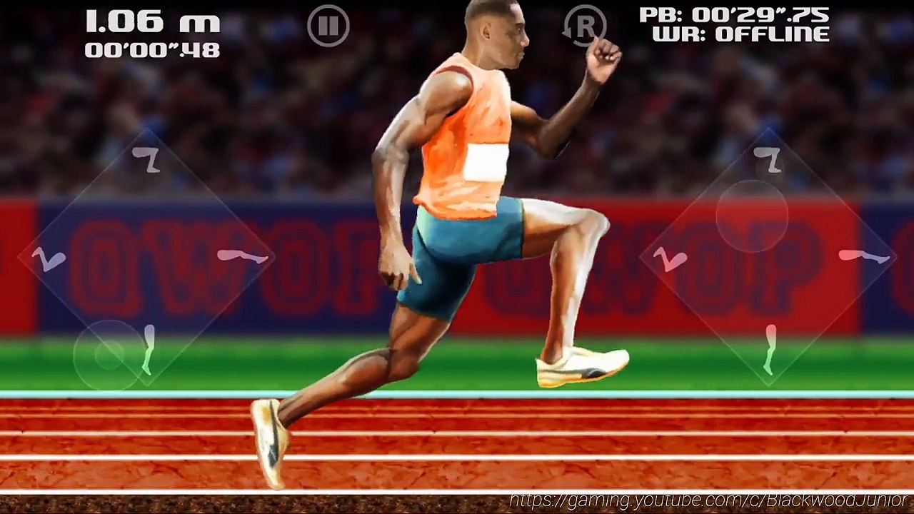 QWOP Android 100m SPRINT [Hilarious running simulator ever!] video