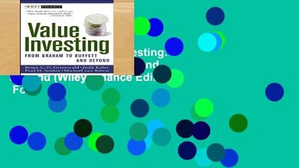 Full version  Value Investing: From Graham to Buffett and Beyond (Wiley Finance Editions)  For