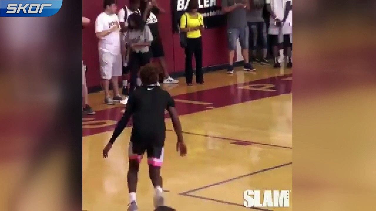 Lebron James'in 13 yaşındaki oğlundan müthiş hareket